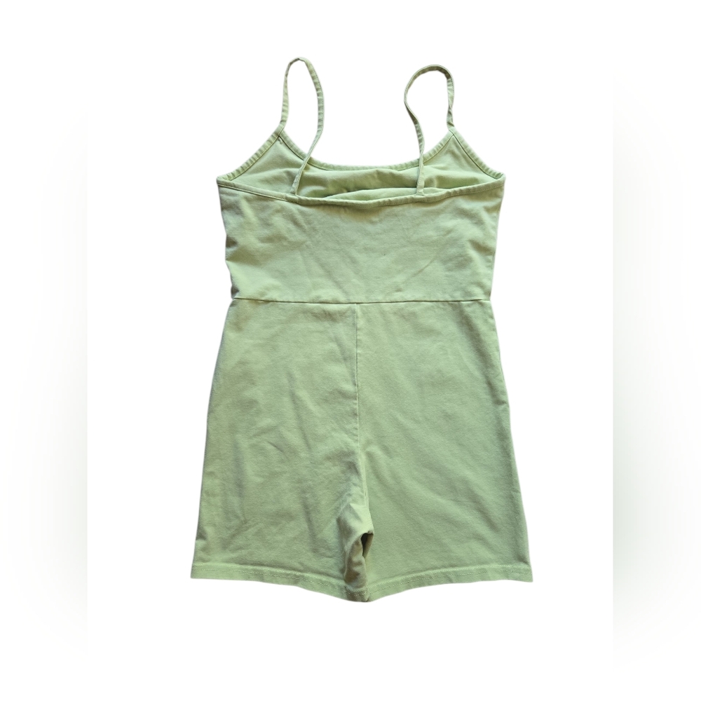 Madewell MWL Green Jersey Romper – Size Large - Picture 4 of 6